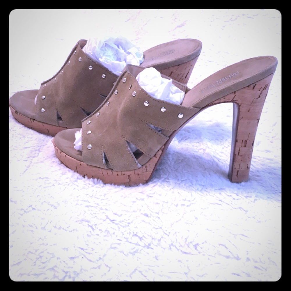 Michael Kors platform mules